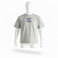 Grey & Denim Short Sleeve Top