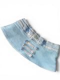Distressed Denim Bucket Hat