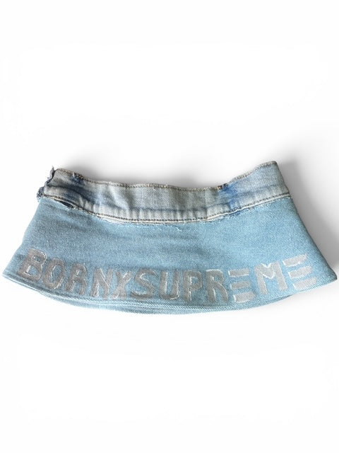 Distressed Denim Bucket Hat